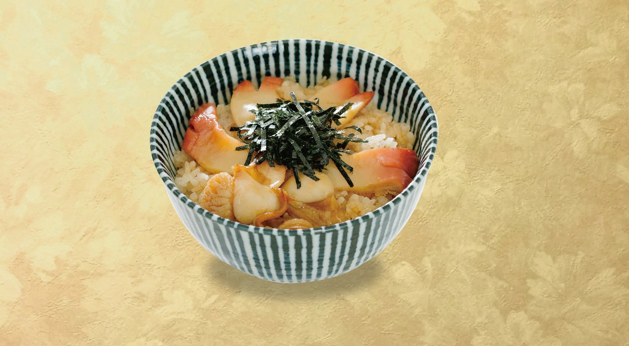 ミニホッキ飯みそ汁付き